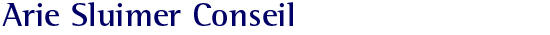 Arie Sluimer Conseil